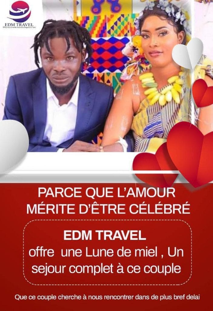 Côte d'Ivoire/ Moqué sur le net, le couple Nadjé reçoit des billets pour un voyage à Dubaï