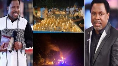 Fire-erupts-at-SCOAN-church-premises-on-Day-1-of-Prophet-TB-Joshuas-funeral