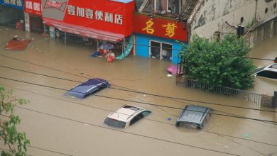 Inondations en chines