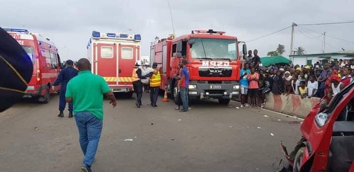 Côte d'Ivoire : grave accident de la circulation sur l'axe Abidjan-Bassam : plusieurs morts