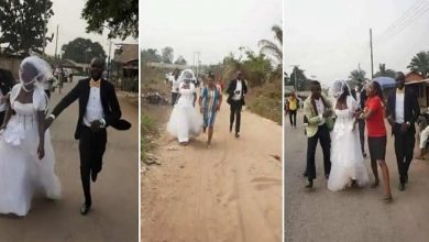 Bride-runs-away-from-wedding-venue-after-after-finding-out-her-fiance-is-a-taxi-dr