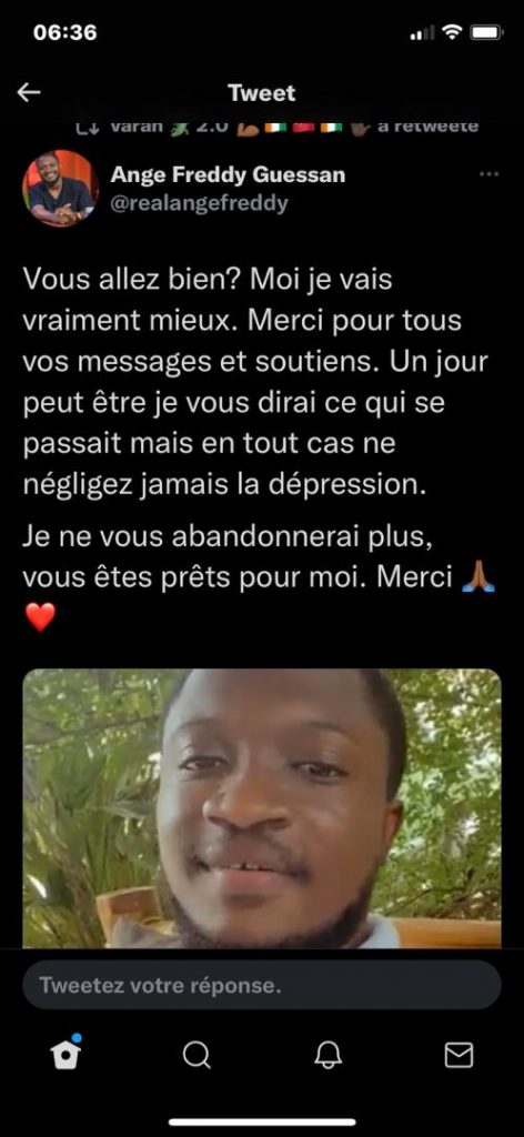 Côte d'Ivoire / Après un long silence, l'humoriste Ange Freddy parle enfin et annonce de bonnes nouvelles