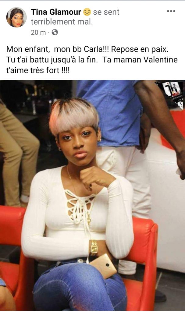 Côte d'Ivoire/ Mort de BB Carla, Tina Glamour sort du silence