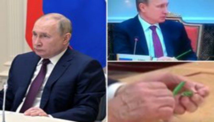 Poutine casse un crayon lors des pourparlers