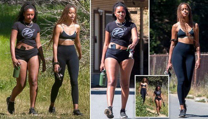 Sasha Malia et leur randonnée