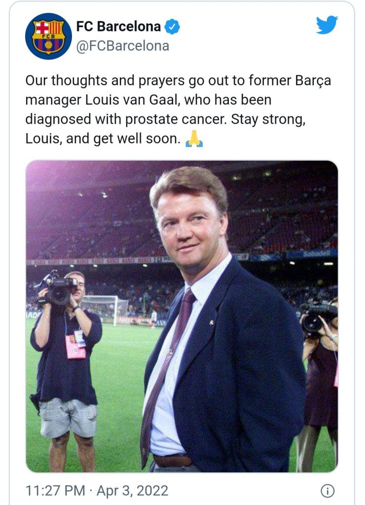 Football: l’entraîneur des Pays-Bas, Louis van Gaal révèle un lourd secret sur sa santé à quelques mois du Mondial