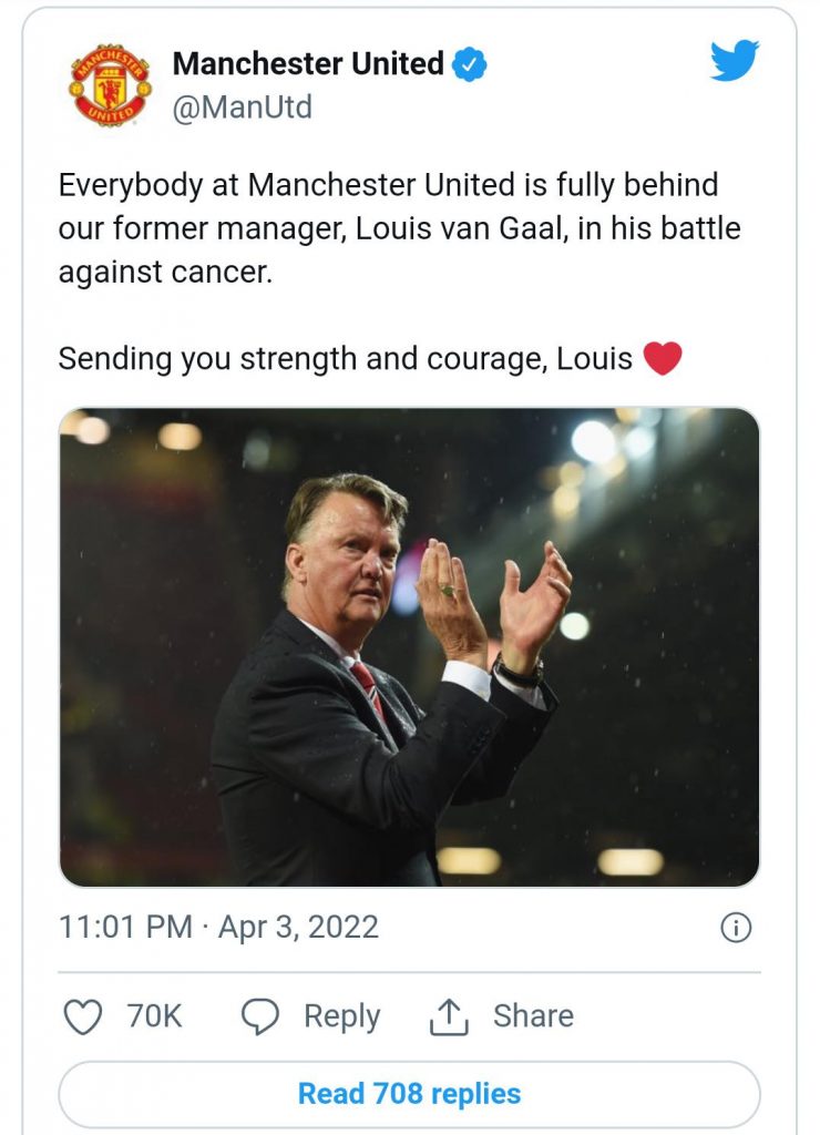 Football: l’entraîneur des Pays-Bas, Louis van Gaal révèle un lourd secret sur sa santé à quelques mois du Mondial