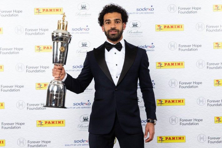 Mohamed Salah élu meilleur joueur en premier League