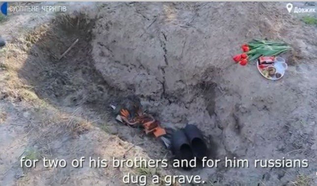 Un Ukrainien survit après avoir reçu une balle et enterré vivant par des soldats russes