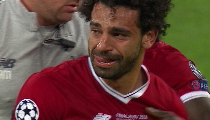 Mo Salah en larmes