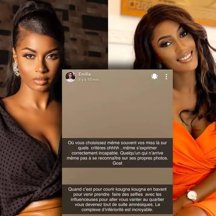 "Dubaï Porta Potty": Coco Emilia répond sèchement à Miss Cameroun 2022 après ses durs propos sur les influenceuses