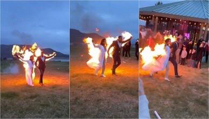 un couple s’immole par le feu