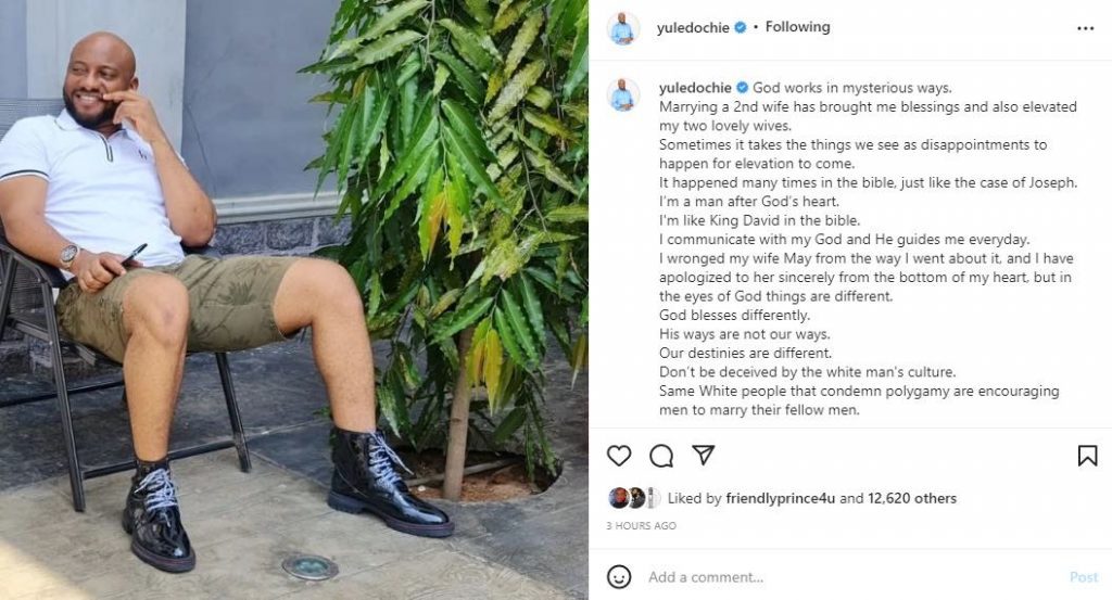 Yul Edochie : « Épouser deux femmes m'a apporté des bénédictions »