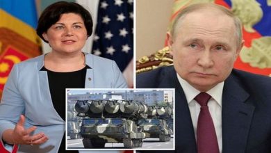 Poutine et Natalia Gavrilita