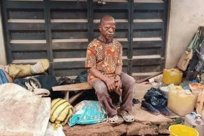 Un vétéran acteur nigérian dort maintenant dans la rue: Photos 