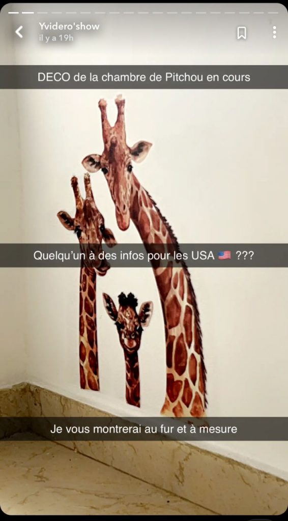 Yvidero séduit ses fans avec les premières photos de la chambre de son futur bébé