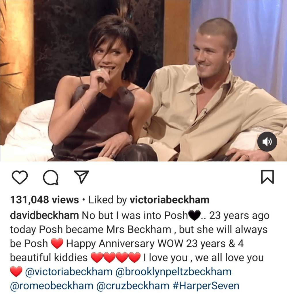 « Ils ont dit que notre mariage ne durerait pas » : Victoria célèbre ses 23 ans de mariage avec Beckham