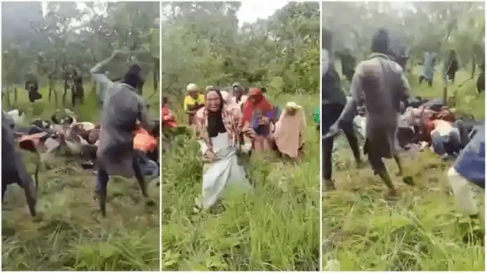 Nigeria : Des terroristes foue.ttent des passagers enlevés d'un train-VIDEO