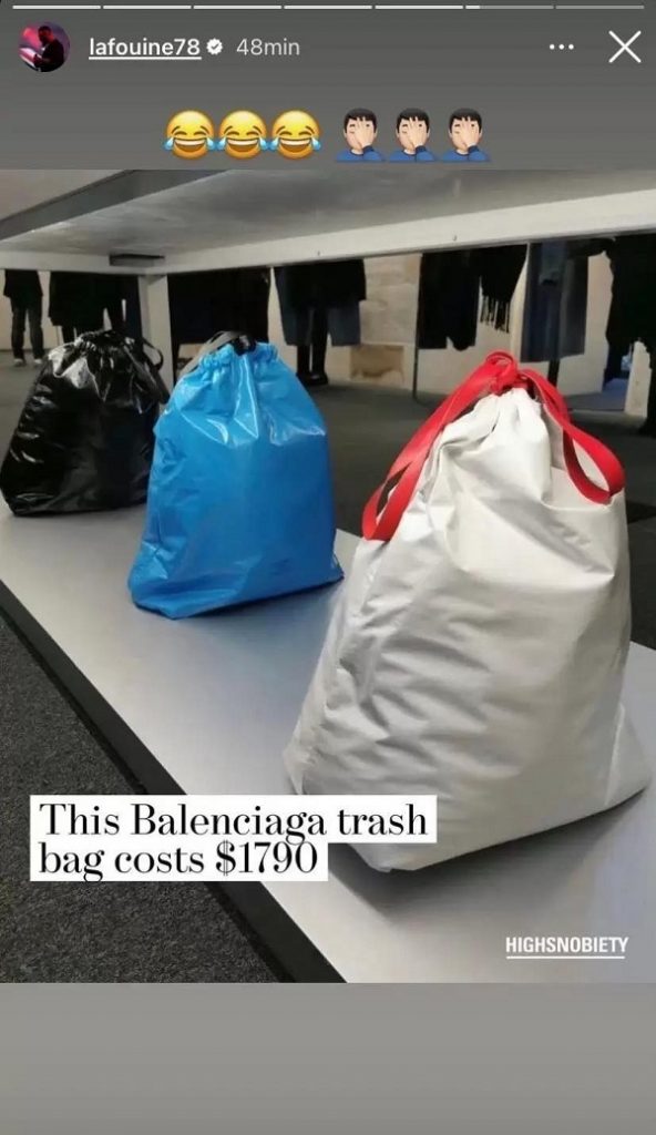 Balenciaga vend des sacs poubelles qui coûtent 1790 $