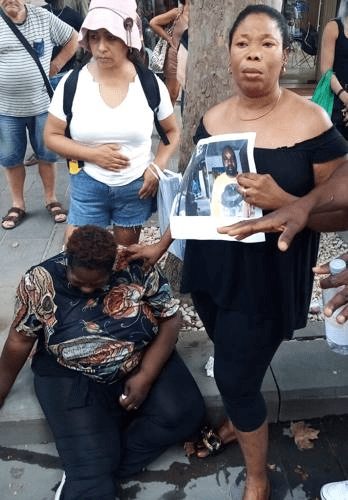 image 2 - Italie : L’épouse du Nigérian tué brutalement dans la rue, brise le silence-Photos