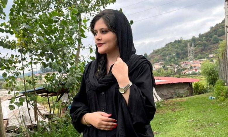 An undated picture obtained from social media shows Mahsa Amini
