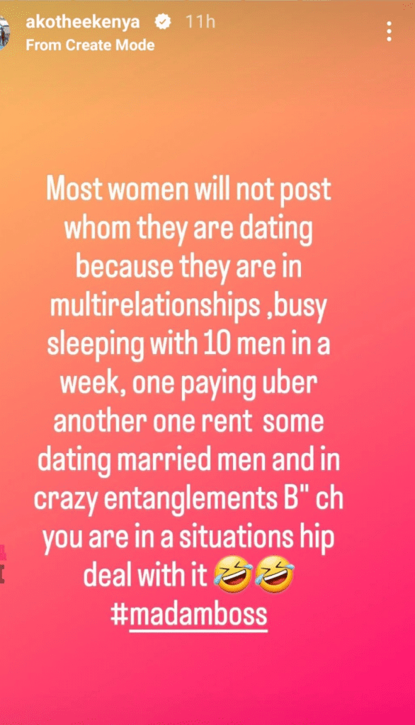 « La plupart des femmes n'affichent pas leur partenaire parce qu'elles sont dans plusieurs relations »