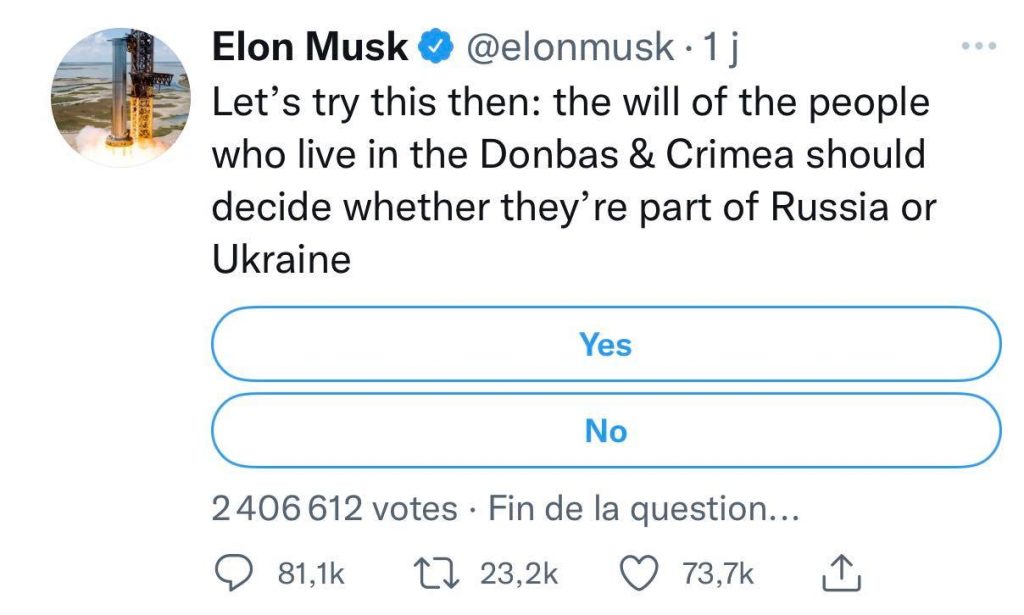 Elon Musk critiqué pour son tweet insensible sur l'Ukraine : Même Zelensky a répondu !