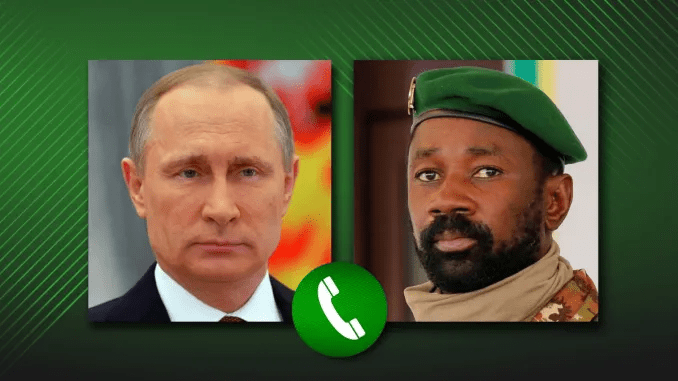 Mali/ Après un échange téléphonique, Poutine prend une décision pour le Colonel Assimi Goïta