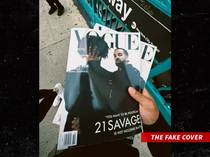 Drake et 21 Savage poursuivis en justice par le magazine Vogue