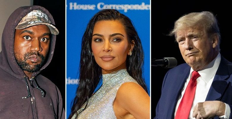 Kanye west révèle les injures de Trump envers Kim kardashian