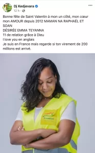 Pour la Saint Valentin, Dj Kedjevara fait un geste incroyable à sa chérie