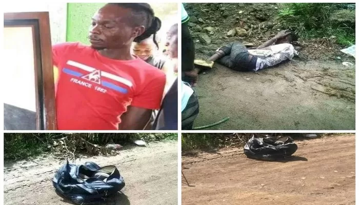 Homme surpris avec le corps découpé de sa petite amie