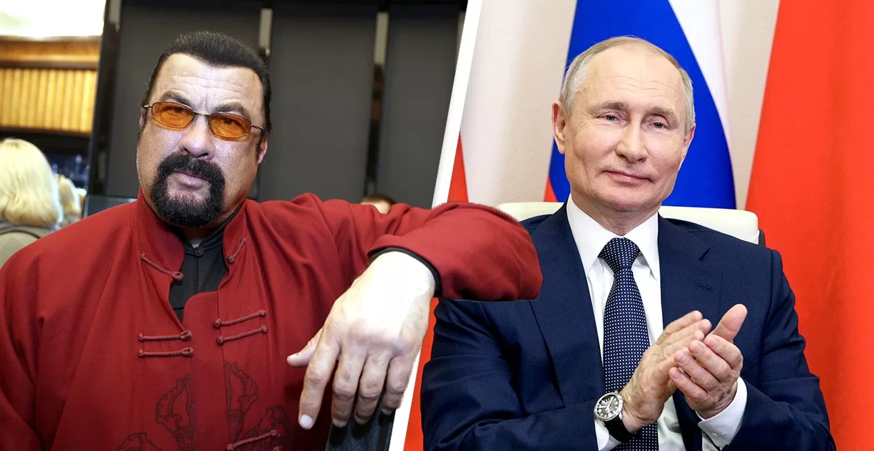 Vladimir Poutine signe un décret honorant pour l’acteur Steven Seagal