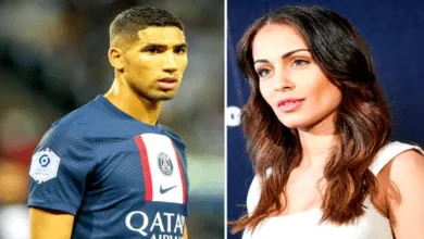 Achraf Hakimi et son épouse