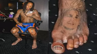 Wiz Khalifa et ses orteils