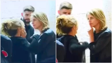la mère de Piqué se bat avec Shakira