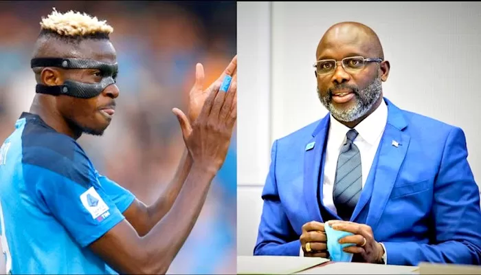 Serie A: le président Weah, réagit après qu’Osimhen a battu son record de buts