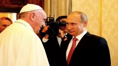 Pope Meets President Of Russian Federation Vladimir Putin