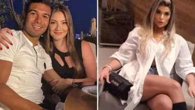 Casemiro et sa femme