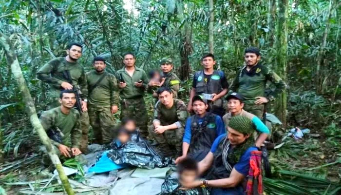 Quatre enfants retrouvés vivants après 40 jours dans la jungle