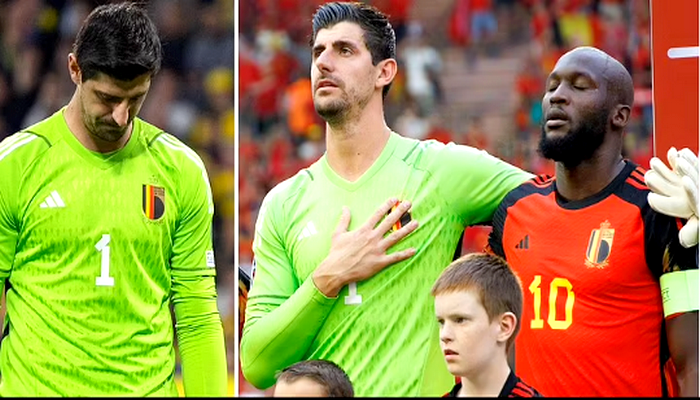 Thibaut Courtois ” ne se présente pas pour la Belgique ” à cause de Romelu Lukaku