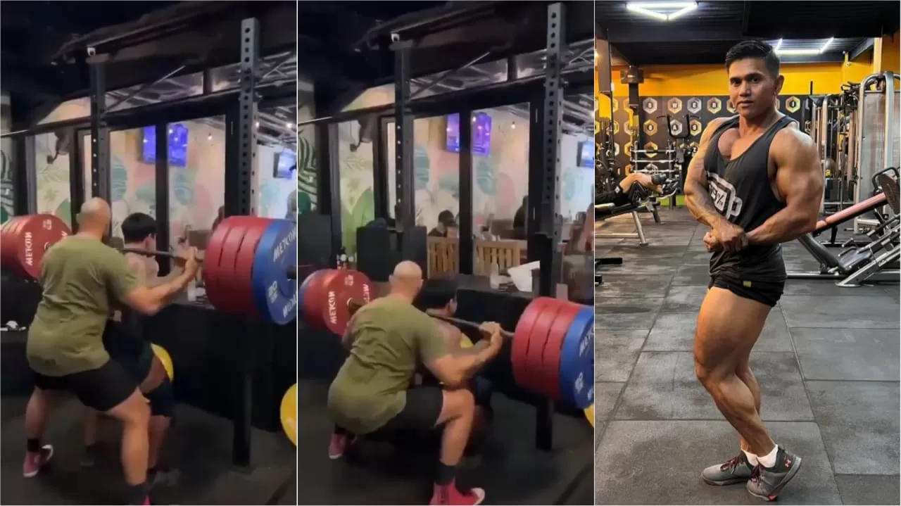 Un culturiste meurt après que 210 kg de barbell soient tombés sur lui-Video