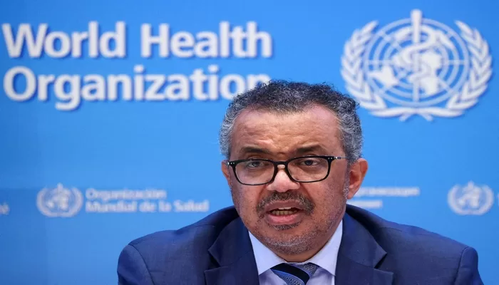 WHO Director-General Tedros Adhanom Ghebreyesus gives news conference in Geneva