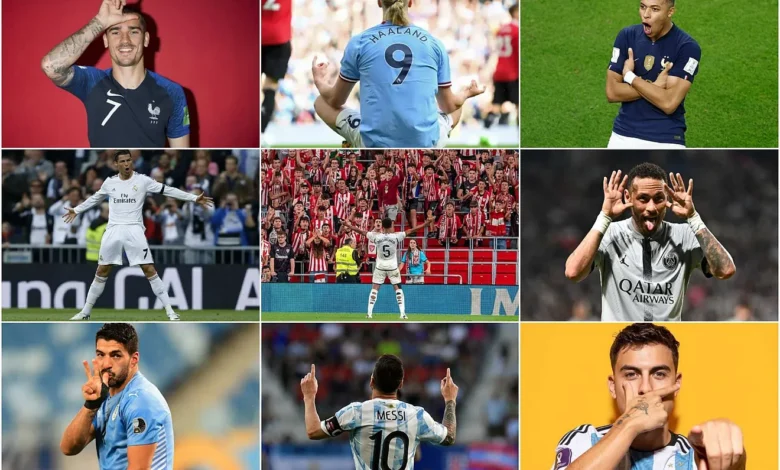 celebration de buts des joueurs