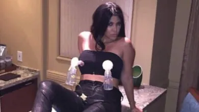 kourtney kardashian et son lait maternel