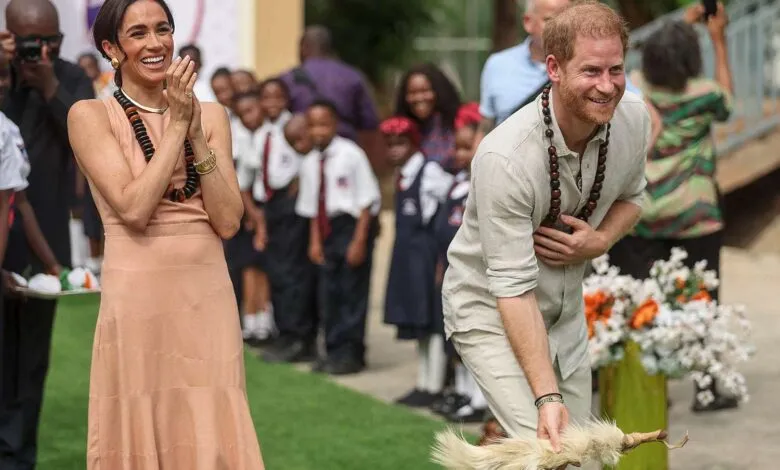 le Prince Harry et Meghan Markle au Nigeria