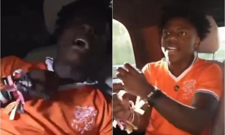 Ishowspeed battu à Amsterdam