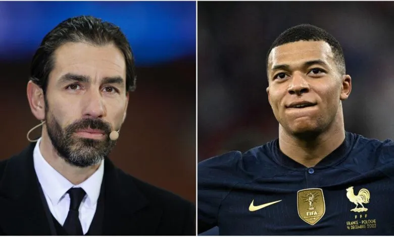 Robert Pires et Kylian Mbappé
