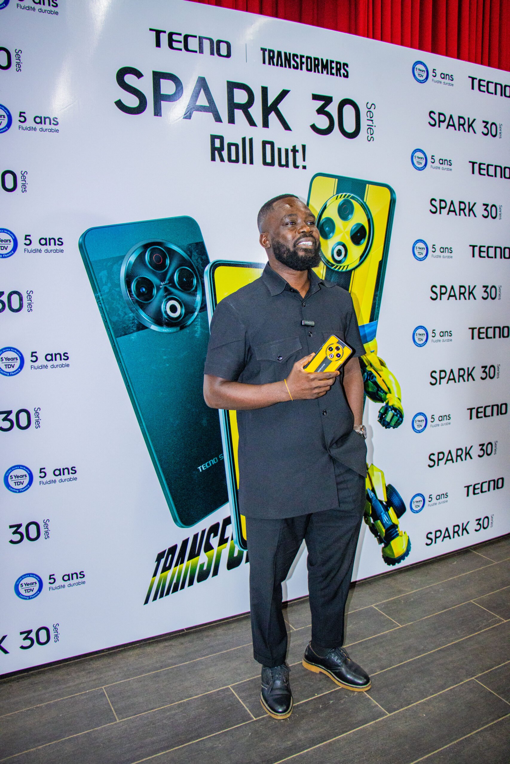 Dévoilé en avant-première du film Transformers 8 / Le SPARK 30 de TECNO a séduit influenceurs et clients