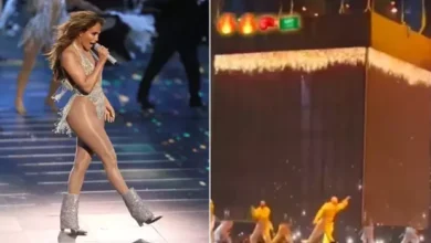 Jenifer Lopez chante devant la Kaba